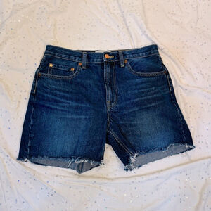 Everlane The Denim Short | Size 28 | Organic Cotton | Dark Wash